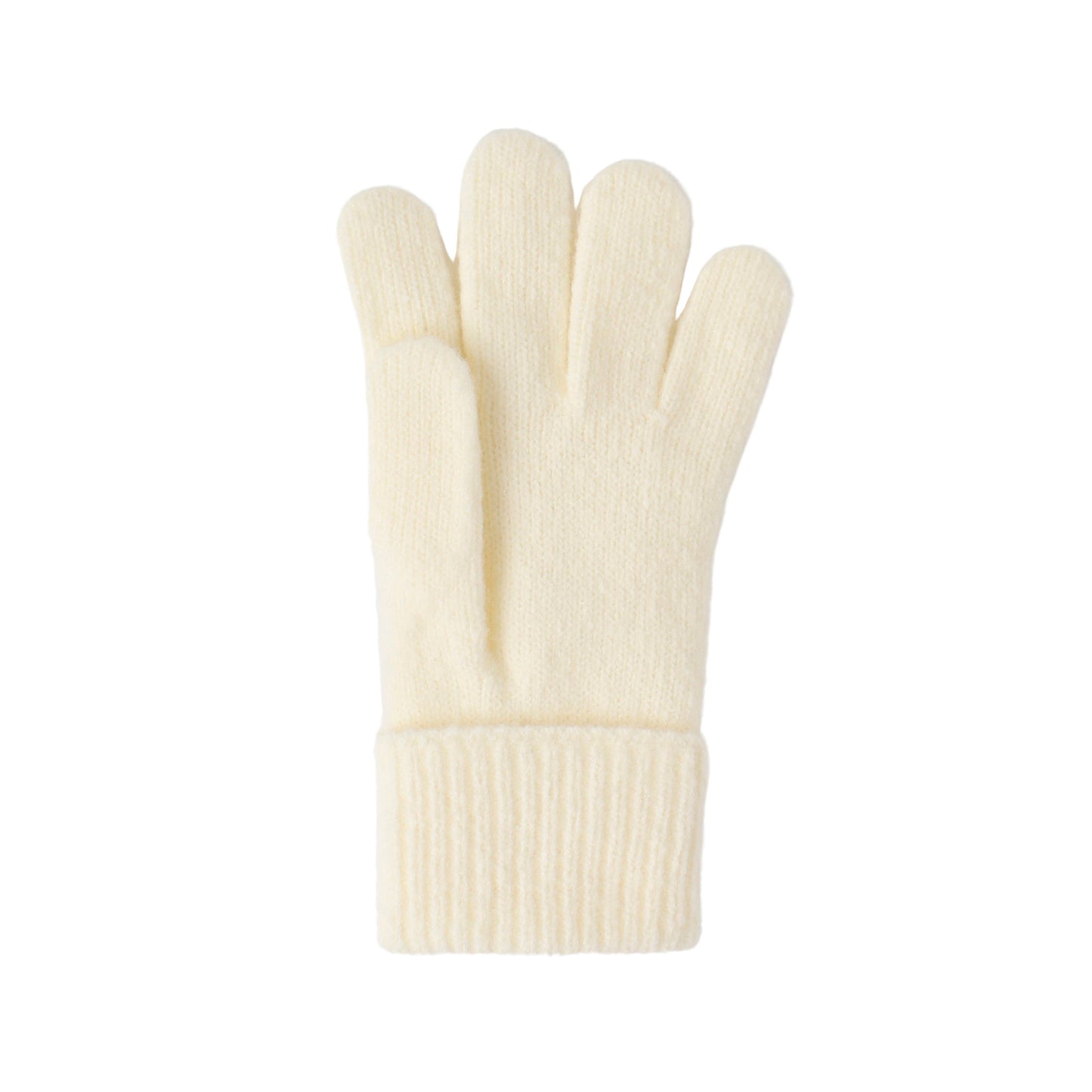 ケーブル柄手袋