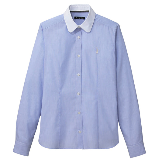 Venus ストライプシャツ〈クレリック〉