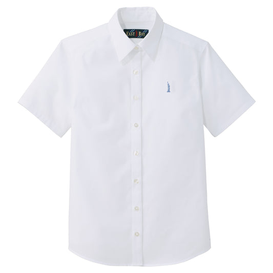 半袖ブロードシャツ〈モイストキュア〉